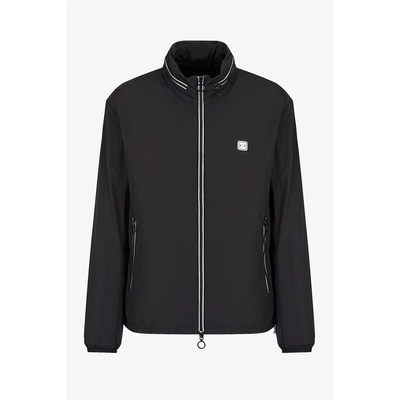 Armani Exchange Яке Armani Exchange Men's Patch Logo Long Sleeve Zip Harrington Jacket - Black 1200