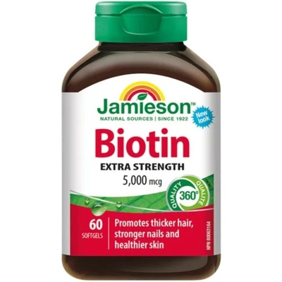 Jamieson Biotin 5000 mcg 60 kapslí