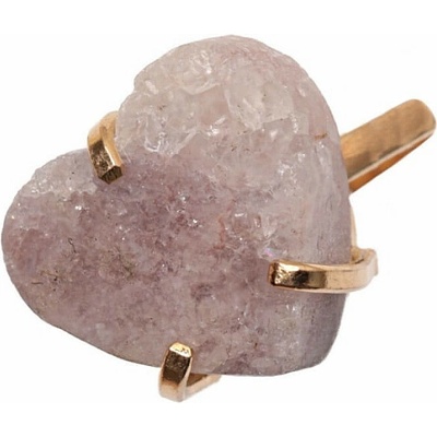 Nefertitis Be Beautiful Ametyst růžový Srdce prsten NF54672