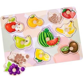 Classic World Дървен пъзел за деца с плодове (cw3652)