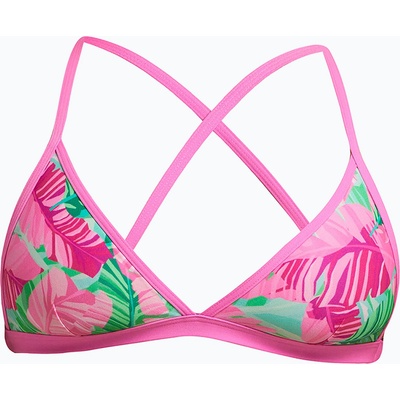 Funkita Горнище на бански костюм Funkita Tri Top tropic palm