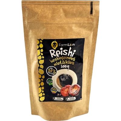 Najtelo Reishi Bezkofeínová mletá 100 g