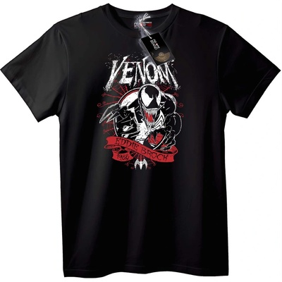 NOONEBRAND Тениска Venom Еди Брок 1988 - M, White