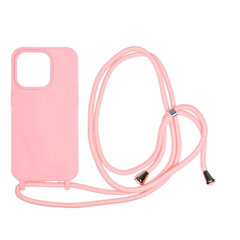 Mobile Origin Калъф Mobile Origin Lanyard, съвместим с iPhone 14 Pro Pink (LYC-S-PNK-14PRO) (LYC-S-PNK-14PRO)