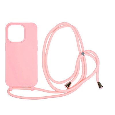 Mobile Origin Калъф Mobile Origin Lanyard, съвместим с iPhone 14 Pro Pink (LYC-S-PNK-14PRO) (LYC-S-PNK-14PRO)
