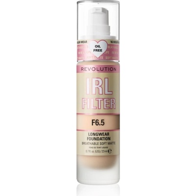 Revolution IRL Filter дълготраен матиращ фон дьо тен цвят F6.5 23ml