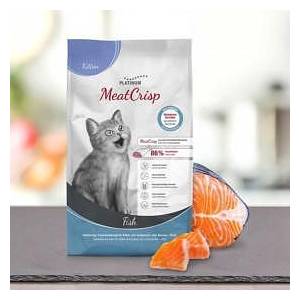 PLATINUM Пълноценна суха храна за подрастващи котенца Platinum MeatCrisp Kitten Fish с 86% Прясна риба