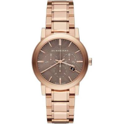 Burberry Мъжки часовник Burberry The Classic BU9754, INOX, Розово злато / Кафяв (BU9754)