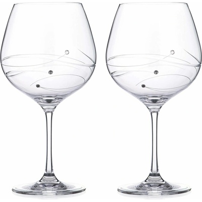 Diamante Poháre na gin Spiral Epitome s kryštálmi Swarovski 2 x 610 ml