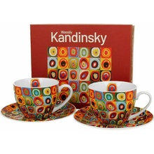 Duo Porcelánová šálka s podšálkou Kandinskij Squares 2 x 270 ml