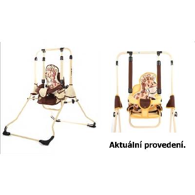 Dětská houpačka Tako Wild Animals žirafka (Dětská skládací kovová houpačka, Tako, Enjoy, žirafa)