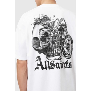 AllSaints Памучна тениска AllSaints PANHEAD (M021PE)