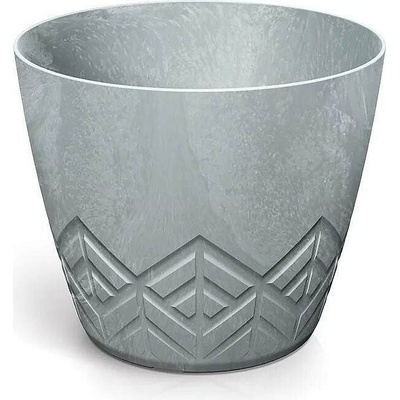 PROSPERPLAST Květináč ARECO BETON EFFECT beton 13,8 cm