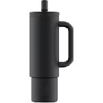 24Bottles Термо чаша Straw Tuxedo Black, 800 мл (002234)