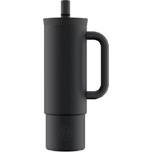 24Bottles Термо чаша Straw Tuxedo Black, 800 мл (002234)