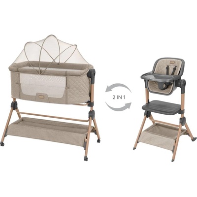 Kikka boo 2в1 Мини кошара + Стол за хранене Sleat Me (kikka-31003020110)