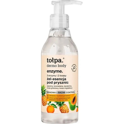 Tołpa Dermo Body Enzyme exfoliačný sprchový gél 195 ml
