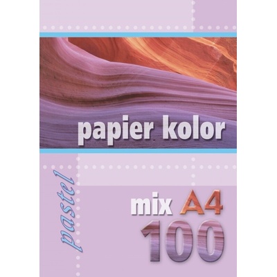 Xero papír A4 100l mix kolor pastel
