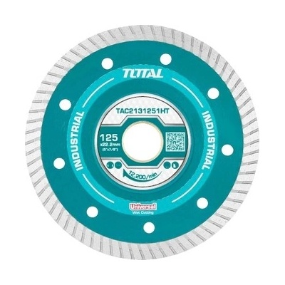 Total Kotouč diamantový řezný 125 x 22,2 mm TAC2131251HT