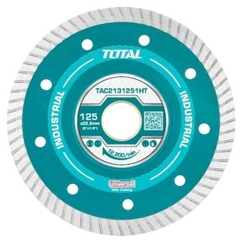 Total Kotouč diamantový řezný 125 x 22,2 mm TAC2131251HT