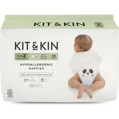 Kit & Kin Eko Naturally Dry Nappies 2 38 ks