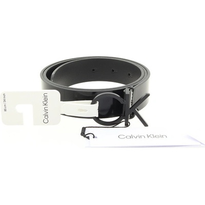 Calvin Klein dámský černý kožený pásek K60K612396-BEH-622