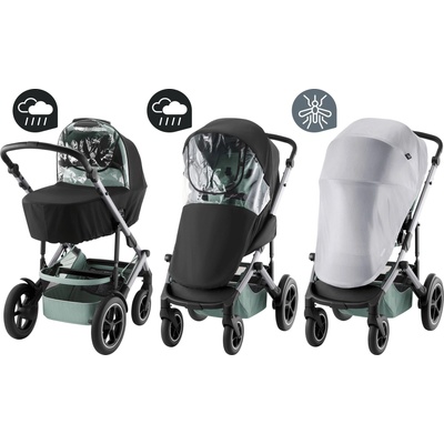 Britax Romer Комплект за количка за защита от атмосферни условия Britax Romer - Smile 5Z Weather Kit (2000038011)