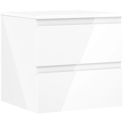 Mexen Orio шкаф за баня за мивка 50 см с плот, 2 чекмеджета, бял гланц - 91A10-05047-2-BFFC00 (91A10-05047-2-BFFC00)