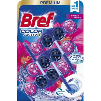 Bref Power Aktiv Fresh Flowers WC blok 3 x 50 g
