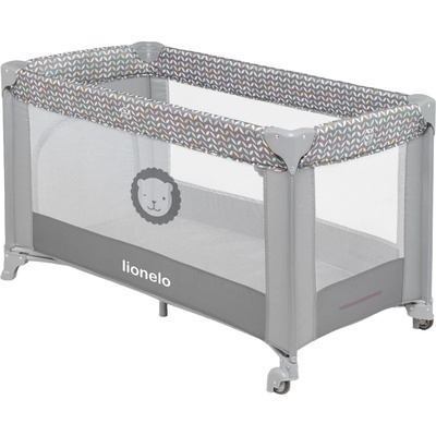 Lionelo Бебешка сгъваема кошара Lionelo - Stefi, сива