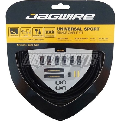 Jagwire Universal Sport Brake Kit brzdový set černá