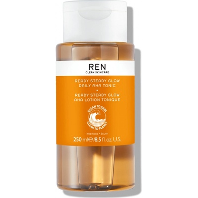 Ren Clean Skincare Radiance Ready Steady Glow Daily AHA Tonic 250 ml