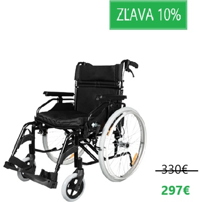 Rehafund Rf-6 CRUISER AREO vozík invalidný šírka 45cm čierny