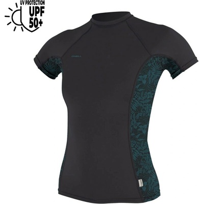 O'Neill Wms Hyperfreak Skins SS Rash Guard temperedsteel/shaded island sky