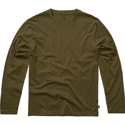 Triko Brandit Premium Longsleeve Shirt olivová – Zboží Dáma