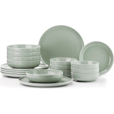 Hermia Комплект за хранене от порцелан 18 бр. - Hermia (710KTP3610)