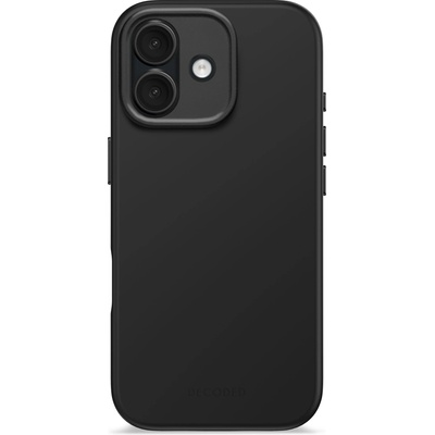 Decoded antimicrobial silicone backcover for iphone 17 - phantom black (k-d25ipo17bcs9pk)
