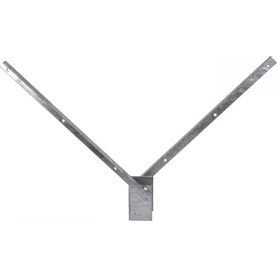 PILECKÝ Bavolet pre stĺpik PILOFOR pozinkovaný obojstranný 60 x 60 mm