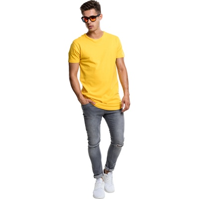 Urban Classics Мъжка тениска Urban Classics Shaped chrome yellowUB-TB638-01148 - Жълт, размер S