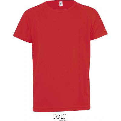 Sol's Collection tričko Sporty Kids COT-25116600485 červená