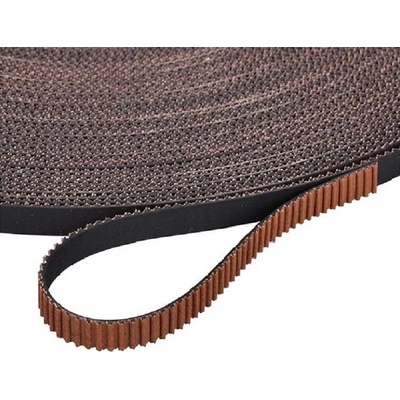Ремък GT2 6mm 1 метър с кожена повърхност за 3D принтери, cnc, лазери и други