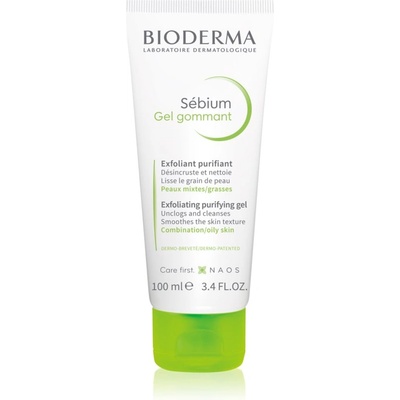 BIODERMA Sébium Exfoliating Purifying Gel почистващ пилинг за смесена и мазна кожа 100ml