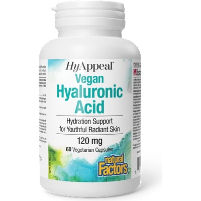 Natural Factors HyAppeal® Хиалуронова киселина (веган) 120 mg 60 капсули | Natural Factors (2680 NF)