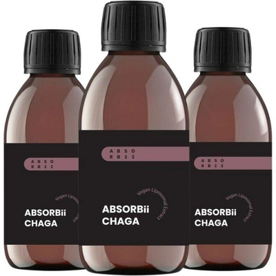 3× ABSORBii CHAGA lipozomální doplněk 200 ml