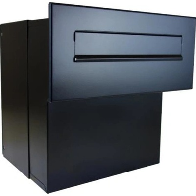 DOLS F-042 ČD-4 RAL9005 - poštová schránka na zamurovanie, bez menovky, čierna