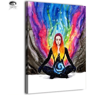 1 dílné obrazy - Abstraktní meditace Velikost 45 x 60cm