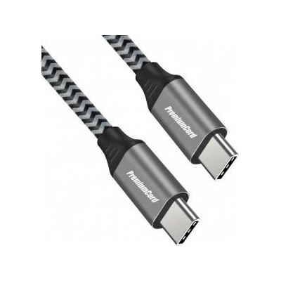 PremiumCord USB Cable PremiumCord USB-C - USB-C 1.5 m Black/Grey (ku31cw15)