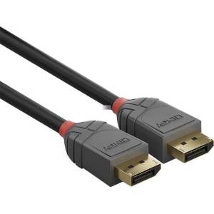 Lindy Lindy Anthra Line DisplayPort 1.2 кабел, черен, 10м (36486)