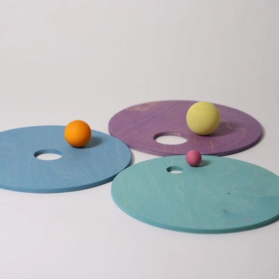 Grimm's Stapelstein® Sada 3 disků Pastel Cool