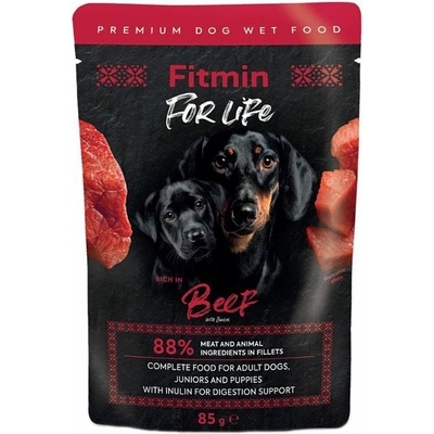 Fitmin For Life Adult beef in gravy 85 g